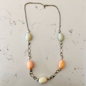 Beaded statement necklace